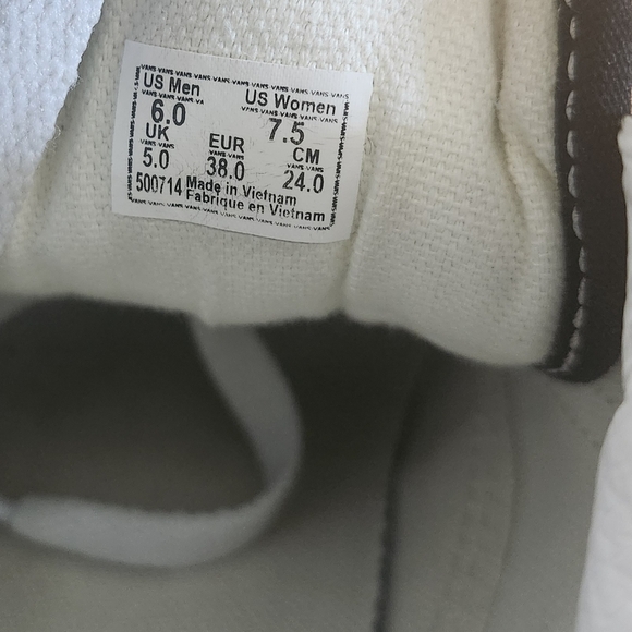 Vans Off The Wall Skateboard  Flames Suede Sneakers 500714 M 6  W 7.5 Skate Y2K - Picture 10 of 10